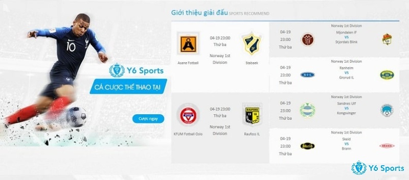 Game y6 bet 2022 - Trải nghiệm cá cược trong tầm tay bạn