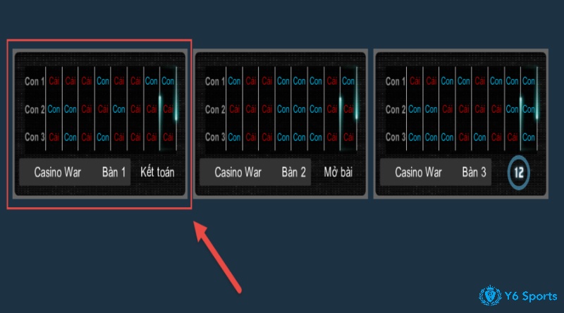 Chọn bàn chơi casino war online phụ hợp khi đến với 868H