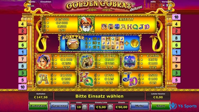 Cách chơi game Golden cobras deluxe chi tiết được cung cấp bởi 868h