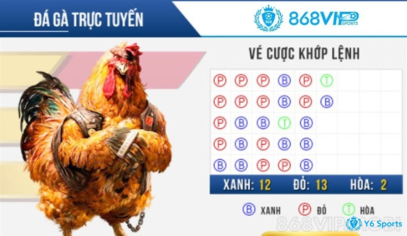 868H là nhà cái cung cấp các kèo cược gà đá trực tiếp thomo uy tín, an toàn