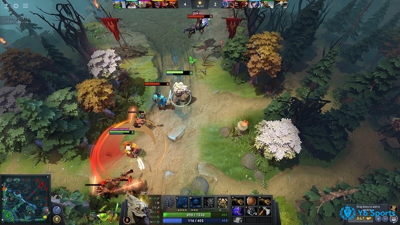 Giai đoạn đầu game Dota 2, người chơi nên tập trung vào last hit creep