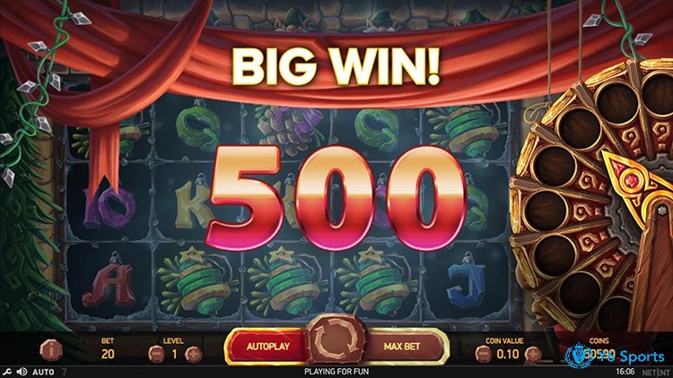 Anh em có thể giành BIG WIN khi chơi Jingle Spin 