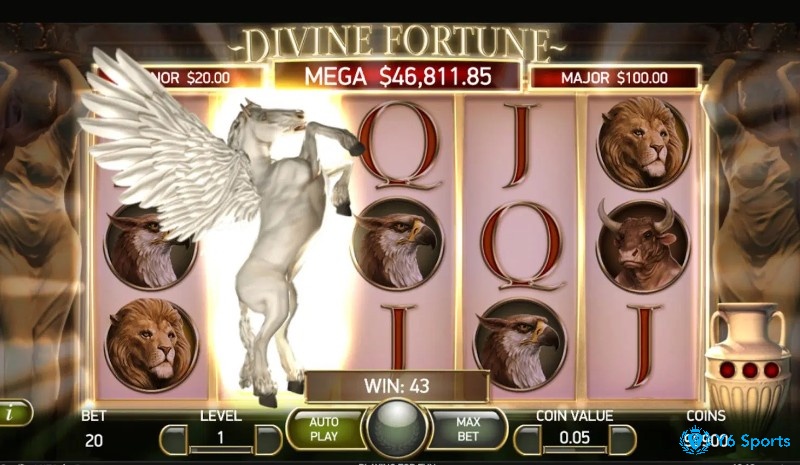 Divine Fortune là một trò chơi slot vô cùng hấp dẫn và thu hút người chơi