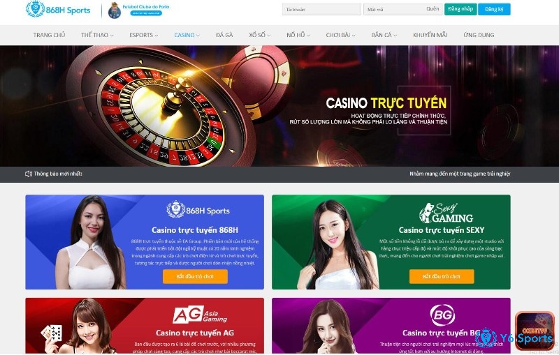 Tham gia chơi baccarat tại nhà cái 868h chất lượng, chống các tool hack