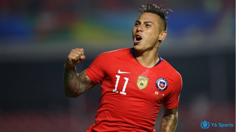 Eduardo Vargas - Chile - Top cầu thủ ghi bàn nhiều nhất Copa America