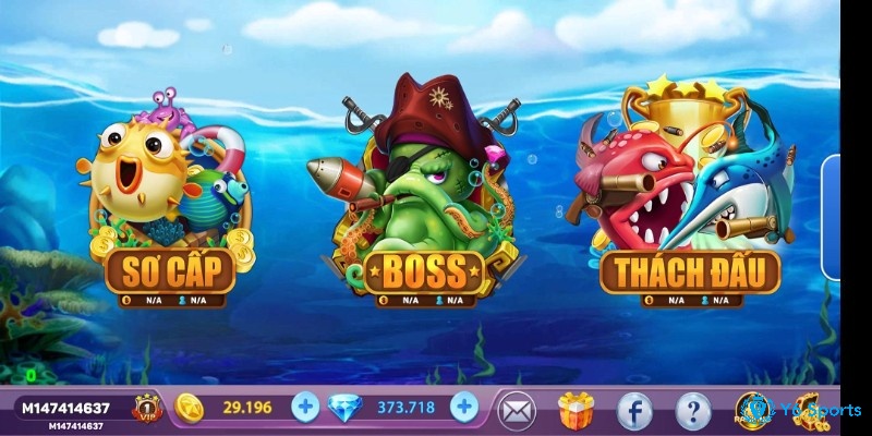 Hệ thống game trùm bắn cá đa dạng để anh em cược thủ lựa chọn