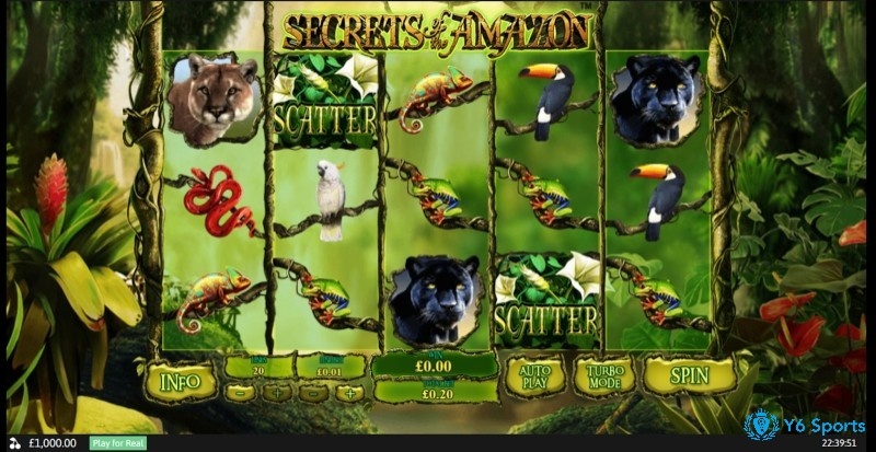 Secrets of the Amazon: Slot về rừng rậm của Playtech