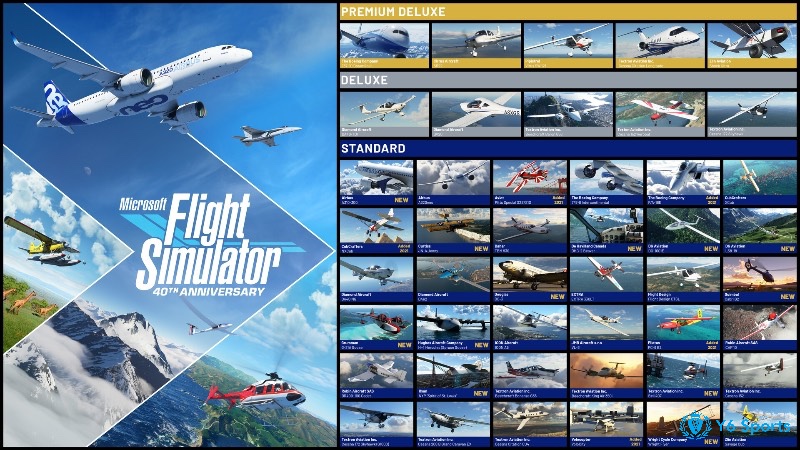 Microsoft Flight Simulator một trong các game lái máy bay trên pc hỗ trợ công nghệ thực tế ảo (VR)