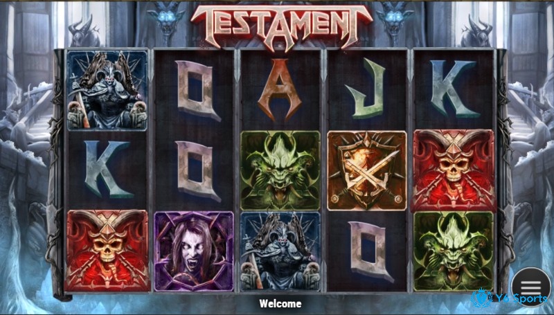 Testament là một trò chơi slot 5 cuộn, 243 cách thắng